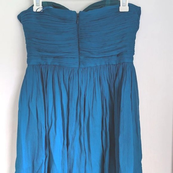 J Crew Cocktail Dress, Sz 4, Teal, Homecoming, Prom - Picture 2 of 3